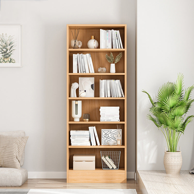 Contemporary Style Bookshelf Engineered Wood Closed Back Shelf Bookcase Clearhalo 'Bookcases' 'Furniture' 'furniture_bookcases' 'kitchen' 'kitchen_bookcases' 'Living Room Furniture' 'Office Furniture' 4670032