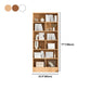Contemporary Style Bookshelf Engineered Wood Closed Back Shelf Bookcase Clearhalo 'Bookcases' 'Furniture' 'furniture_bookcases' 'kitchen' 'kitchen_bookcases' 'Living Room Furniture' 'Office Furniture' 4670038