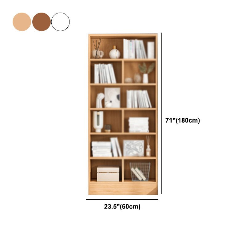 Contemporary Style Bookshelf Engineered Wood Closed Back Shelf Bookcase Clearhalo 'Bookcases' 'Furniture' 'furniture_bookcases' 'kitchen' 'kitchen_bookcases' 'Living Room Furniture' 'Office Furniture' 4670038