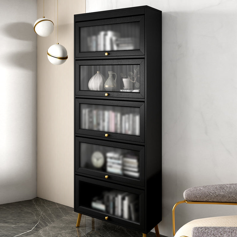 Engineered Wood Barrister Bookcase Doors Included Bookcase for Home Office Clearhalo 'Bookcases' 'Furniture' 'furniture_bookcases' 'kitchen' 'kitchen_bookcases' 'Living Room Furniture' 'Office Furniture' 4670042