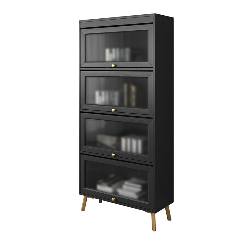 Engineered Wood Barrister Bookcase Doors Included Bookcase for Home Office 31.5"L x 11.8"W x 67.3"H Clearhalo 'Bookcases' 'Furniture' 'furniture_bookcases' 'kitchen' 'kitchen_bookcases' 'Living Room Furniture' 'Office Furniture' 4670043
