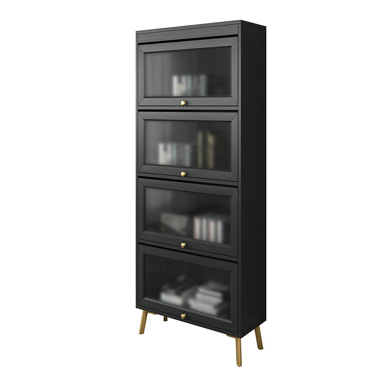 Engineered Wood Barrister Bookcase Doors Included Bookcase for Home Office 23.6"L x 11.8"W x 67.3"H Clearhalo 'Bookcases' 'Furniture' 'furniture_bookcases' 'kitchen' 'kitchen_bookcases' 'Living Room Furniture' 'Office Furniture' 4670044