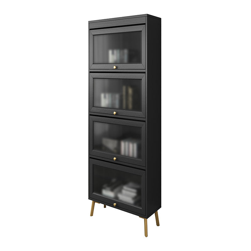 Engineered Wood Barrister Bookcase Doors Included Bookcase for Home Office 19.7"L x 11.8"W x 67.3"H Clearhalo 'Bookcases' 'Furniture' 'furniture_bookcases' 'kitchen' 'kitchen_bookcases' 'Living Room Furniture' 'Office Furniture' 4670047