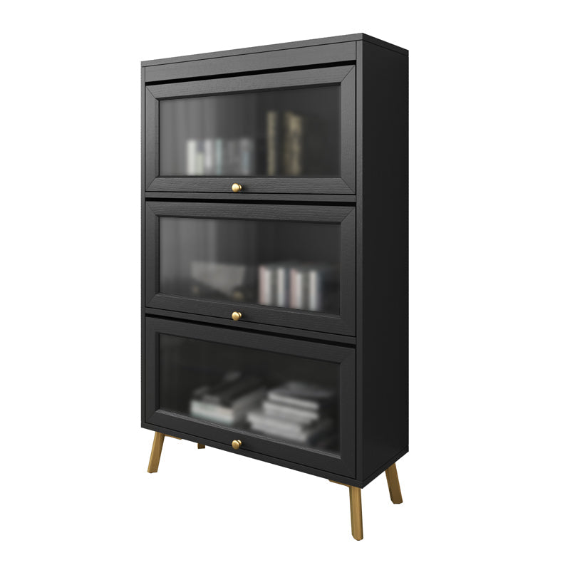 Engineered Wood Barrister Bookcase Doors Included Bookcase for Home Office 31.5"L x 11.8"W x 52.6"H Clearhalo 'Bookcases' 'Furniture' 'furniture_bookcases' 'kitchen' 'kitchen_bookcases' 'Living Room Furniture' 'Office Furniture' 4670048