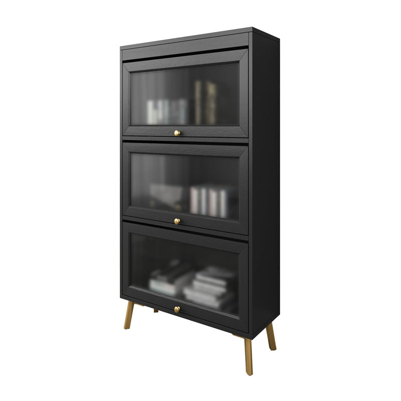 Engineered Wood Barrister Bookcase Doors Included Bookcase for Home Office 23.6"L x 11.8"W x 52.6"H Clearhalo 'Bookcases' 'Furniture' 'furniture_bookcases' 'kitchen' 'kitchen_bookcases' 'Living Room Furniture' 'Office Furniture' 4670050