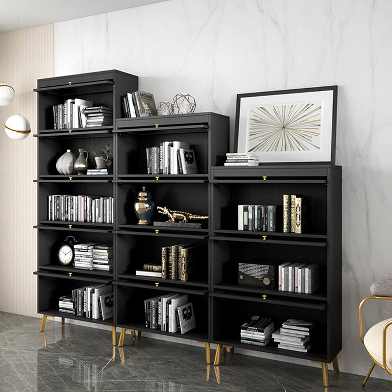 Engineered Wood Barrister Bookcase Doors Included Bookcase for Home Office Clearhalo 'Bookcases' 'Furniture' 'furniture_bookcases' 'kitchen' 'kitchen_bookcases' 'Living Room Furniture' 'Office Furniture' 4670058