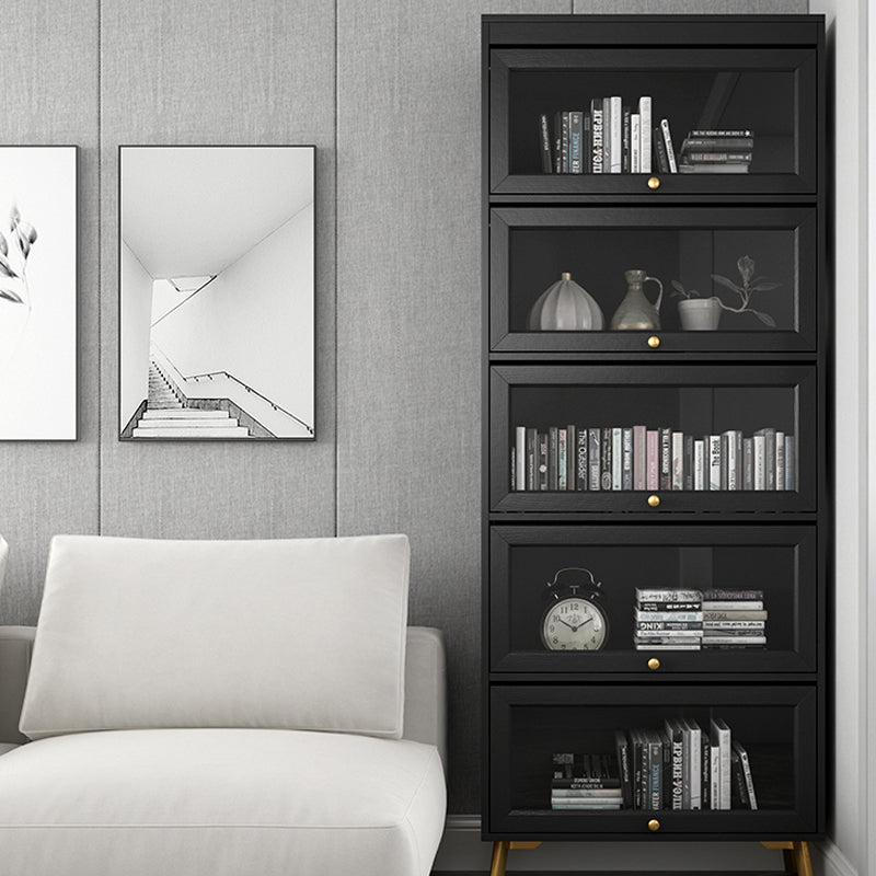 Engineered Wood Barrister Bookcase Doors Included Bookcase for Home Office Clearhalo 'Bookcases' 'Furniture' 'furniture_bookcases' 'kitchen' 'kitchen_bookcases' 'Living Room Furniture' 'Office Furniture' 4670059