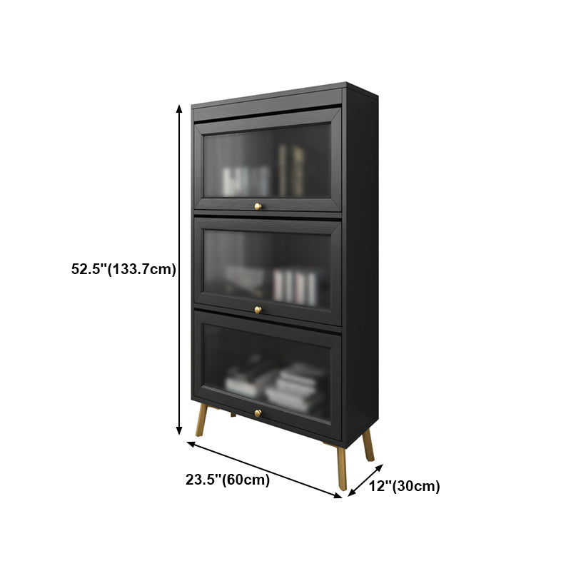 Engineered Wood Barrister Bookcase Doors Included Bookcase for Home Office Clearhalo 'Bookcases' 'Furniture' 'furniture_bookcases' 'kitchen' 'kitchen_bookcases' 'Living Room Furniture' 'Office Furniture' 4670068