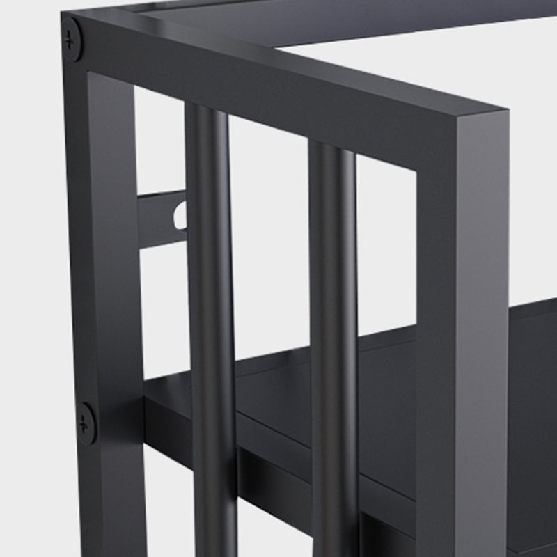 Modern Style Metal Bookshelf Vertical Open Shelf Bookcase for Study Room Clearhalo 'Bookcases' 'furn' 'furn_bookcases' 'Furniture' 'furniture_bookcases' 'kitchen' 'kitchen_bookcases' 'Living Room Furniture' 'Office Furniture' 4670124