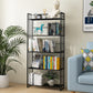 Modern Style Metal Bookshelf Vertical Open Shelf Bookcase for Study Room Clearhalo 'Bookcases' 'furn' 'furn_bookcases' 'Furniture' 'furniture_bookcases' 'kitchen' 'kitchen_bookcases' 'Living Room Furniture' 'Office Furniture' 4670136
