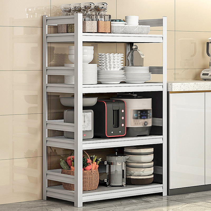 Modern Style Steel Bookshelf White Etagere Shelf Bookcase for Study Room Clearhalo 'Bookcases' 'furn' 'furn_bookcases' 'Furniture' 'furniture_bookcases' 'kitchen' 'kitchen_bookcases' 'Living Room Furniture' 'Office Furniture' 4670182