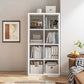 Contemporary Style Bookshelf Closed Back Engineered Wood Shelf Bookcase Clearhalo 'Bookcases' 'furn' 'furn_bookcases' 'Furniture' 'furniture_bookcases' 'kitchen' 'kitchen_bookcases' 'Living Room Furniture' 'Office Furniture' 4670219