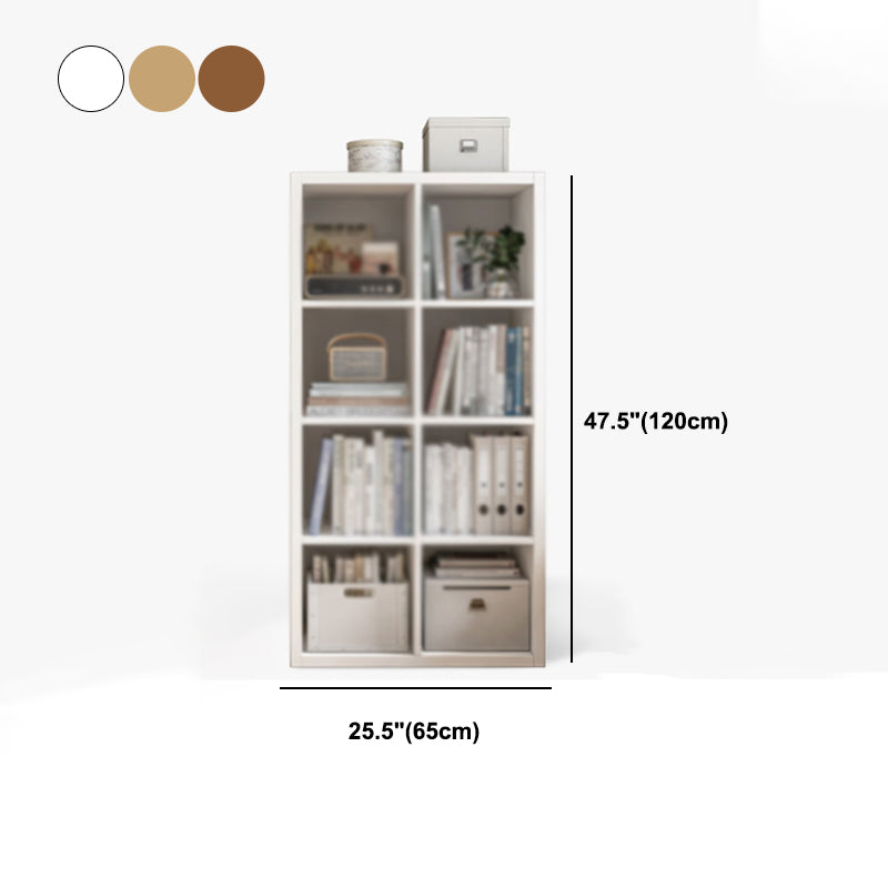 Contemporary Style Bookshelf Closed Back Engineered Wood Shelf Bookcase Clearhalo 'Bookcases' 'furn' 'furn_bookcases' 'Furniture' 'furniture_bookcases' 'kitchen' 'kitchen_bookcases' 'Living Room Furniture' 'Office Furniture' 4670223