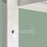 57.87" H Bookshelf Industrial Style Steel 4 Shelves Shelf for Home Office Clearhalo 'Bookcases' 'furn' 'furn_bookcases' 'Furniture' 'furniture_bookcases' 'kitchen' 'kitchen_bookcases' 'Living Room Furniture' 'Office Furniture' 4670232