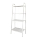 57.87" H Bookshelf Industrial Style Steel 4 Shelves Shelf for Home Office 23.6"L x 13.8"W x 57.9"H White Clearhalo 'Bookcases' 'furn' 'furn_bookcases' 'Furniture' 'furniture_bookcases' 'kitchen' 'kitchen_bookcases' 'Living Room Furniture' 'Office Furniture' 4670233