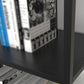 4-Shelf Black Etagere Bookshelf Contemporary Open Iron Frame and Shelf Clearhalo 'Bookcases' 'furn' 'furn_bookcases' 'Furniture' 'furniture_bookcases' 'kitchen' 'kitchen_bookcases' 'Living Room Furniture' 'Office Furniture' 4670270