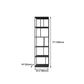 4-Shelf Black Etagere Bookshelf Contemporary Open Iron Frame and Shelf Clearhalo 'Bookcases' 'furn' 'furn_bookcases' 'Furniture' 'furniture_bookcases' 'kitchen' 'kitchen_bookcases' 'Living Room Furniture' 'Office Furniture' 4670276