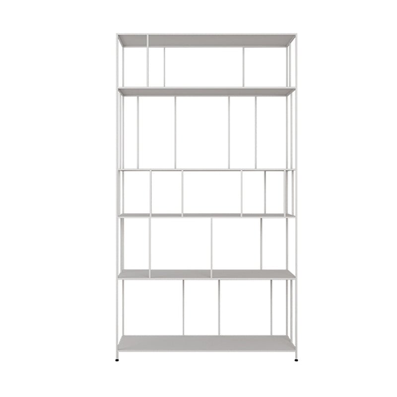 Open Metal Bookcase Modern Book Shelf with Rectangular Shelves Clearhalo 'Bookcases' 'furn' 'furn_bookcases' 'Furniture' 'furniture_bookcases' 'kitchen' 'kitchen_bookcases' 'Living Room Furniture' 'Office Furniture' 4670286