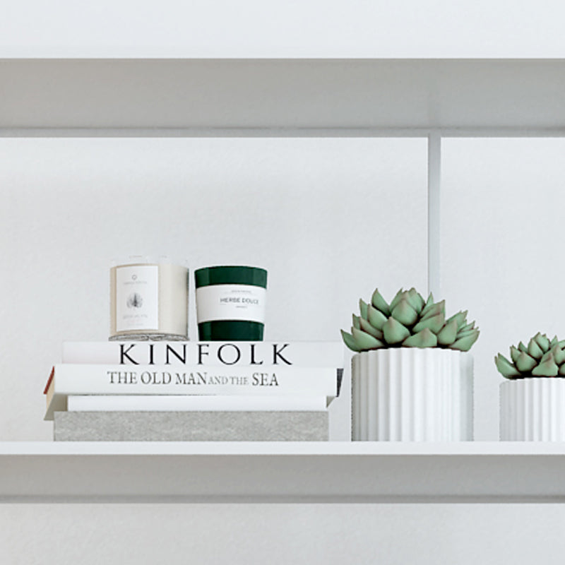 Open Metal Bookcase Modern Book Shelf with Rectangular Shelves Clearhalo 'Bookcases' 'furn' 'furn_bookcases' 'Furniture' 'furniture_bookcases' 'kitchen' 'kitchen_bookcases' 'Living Room Furniture' 'Office Furniture' 4670290