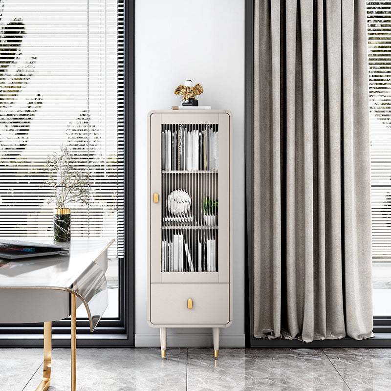 Modern Standard Bookcase Closed Back Bookshelf with Drawer and Door Clearhalo 'Bookcases' 'furn' 'furn_bookcases' 'Furniture' 'furniture_bookcases' 'kitchen' 'kitchen_bookcases' 'Living Room Furniture' 'Office Furniture' 4670297