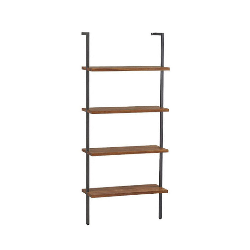 Industrial Style Bookshelf Vertical 4 Shelves Book Shelf for Study Room Clearhalo 'Bookcases' 'furn' 'furn_bookcases' 'Furniture' 'furniture_bookcases' 'kitchen' 'kitchen_bookcases' 'Living Room Furniture' 'Office Furniture' 4670313
