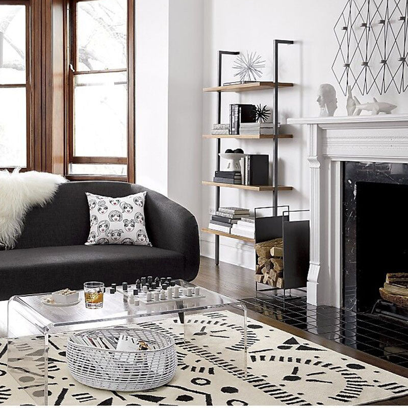 Industrial Style Bookshelf Vertical 4 Shelves Book Shelf for Study Room Clearhalo 'Bookcases' 'furn' 'furn_bookcases' 'Furniture' 'furniture_bookcases' 'kitchen' 'kitchen_bookcases' 'Living Room Furniture' 'Office Furniture' 4670315