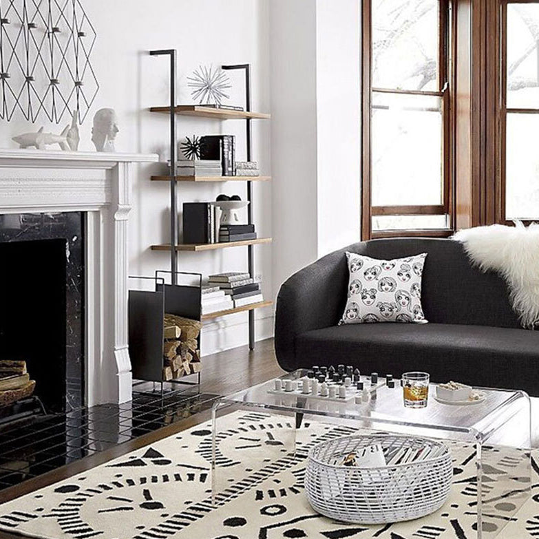 Industrial Style Bookshelf Vertical 4 Shelves Book Shelf for Study Room Clearhalo 'Bookcases' 'furn' 'furn_bookcases' 'Furniture' 'furniture_bookcases' 'kitchen' 'kitchen_bookcases' 'Living Room Furniture' 'Office Furniture' 4670316