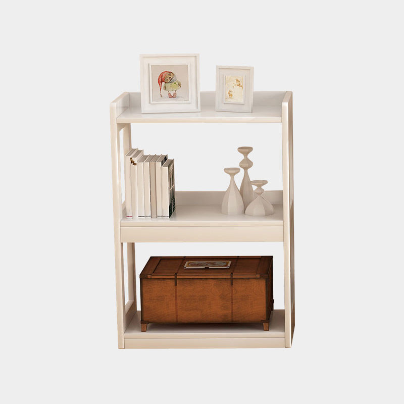 Wood Etagere Bookshelf Contemporary Style Bookshelf for Study Room 25.2"L x 11.8"W x 36.2"H White Clearhalo 'Bookcases' 'furn' 'furn_bookcases' 'Furniture' 'furniture_bookcases' 'kitchen' 'kitchen_bookcases' 'Living Room Furniture' 'Office Furniture' 4670323