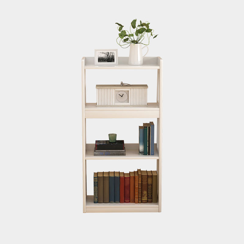 Wood Etagere Bookshelf Contemporary Style Bookshelf for Study Room 25.2"L x 11.8"W x 49.6"H White Clearhalo 'Bookcases' 'furn' 'furn_bookcases' 'Furniture' 'furniture_bookcases' 'kitchen' 'kitchen_bookcases' 'Living Room Furniture' 'Office Furniture' 4670328