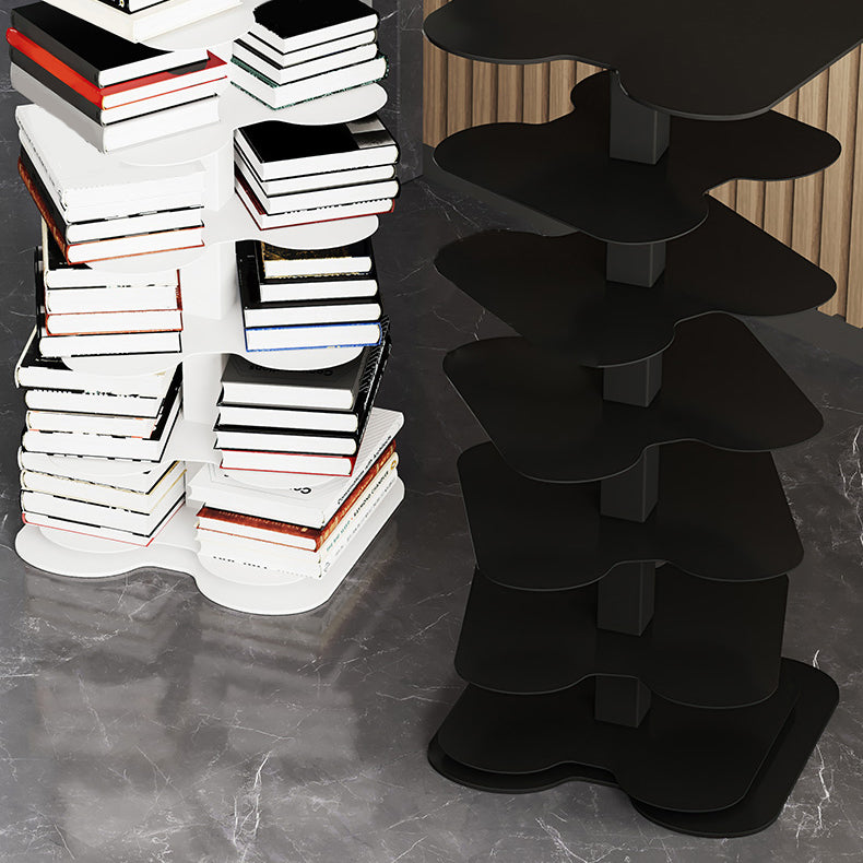 Contemporary Vertical Etagere Bookshelf Metal Open Back Shelf for Office Clearhalo 'Bookcases' 'furn' 'furn_bookcases' 'Furniture' 'furniture_bookcases' 'kitchen' 'kitchen_bookcases' 'Living Room Furniture' 'Office Furniture' 4670354