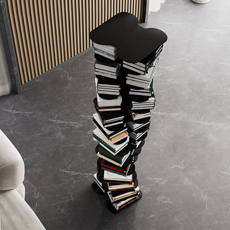 Contemporary Vertical Etagere Bookshelf Metal Open Back Shelf for Office Clearhalo 'Bookcases' 'furn' 'furn_bookcases' 'Furniture' 'furniture_bookcases' 'kitchen' 'kitchen_bookcases' 'Living Room Furniture' 'Office Furniture' 4670356