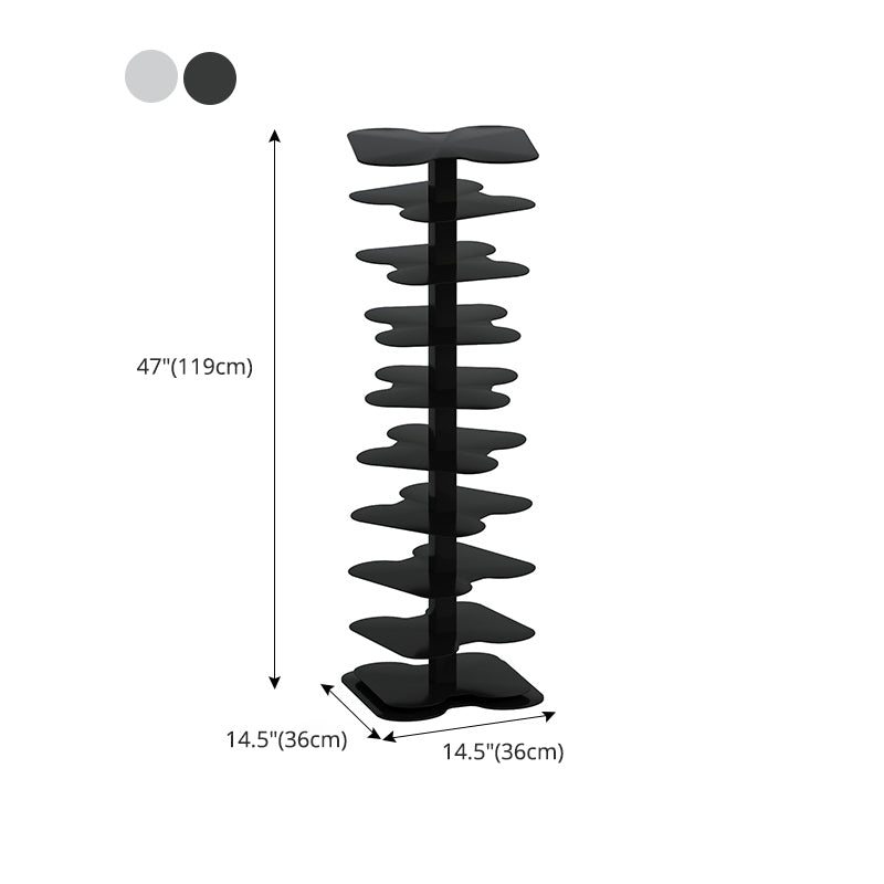 Contemporary Vertical Etagere Bookshelf Metal Open Back Shelf for Office Clearhalo 'Bookcases' 'furn' 'furn_bookcases' 'Furniture' 'furniture_bookcases' 'kitchen' 'kitchen_bookcases' 'Living Room Furniture' 'Office Furniture' 4670358