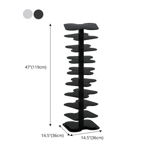 Contemporary Vertical Etagere Bookshelf Metal Open Back Shelf for Office Clearhalo 'Bookcases' 'furn' 'furn_bookcases' 'Furniture' 'furniture_bookcases' 'kitchen' 'kitchen_bookcases' 'Living Room Furniture' 'Office Furniture' 4670358