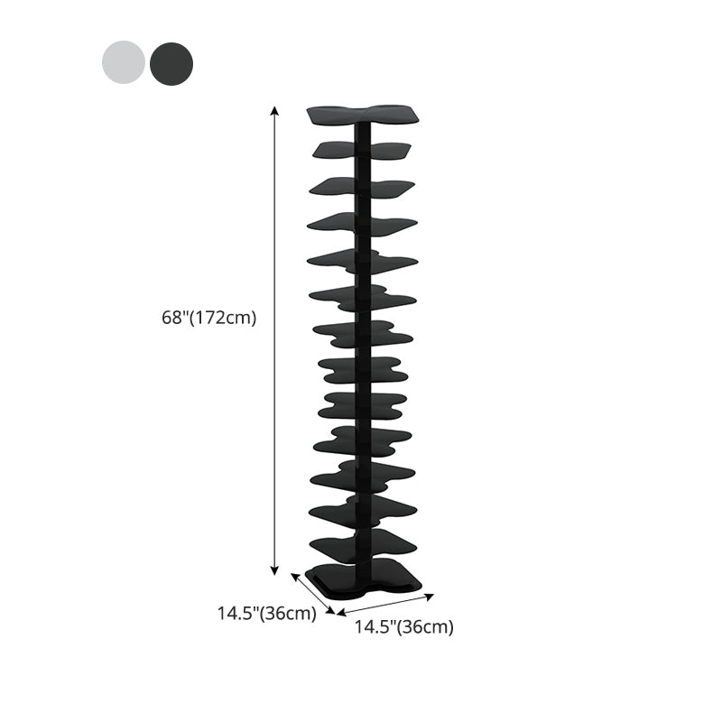 Contemporary Vertical Etagere Bookshelf Metal Open Back Shelf for Office Clearhalo 'Bookcases' 'furn' 'furn_bookcases' 'Furniture' 'furniture_bookcases' 'kitchen' 'kitchen_bookcases' 'Living Room Furniture' 'Office Furniture' 4670359