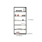 Industrial Style Bookshelf in Black Iron Shelf for Study Room Office with 5 Open Shelves Clearhalo 'Bookcases' 'furn' 'furn_bookcases' 'Furniture' 'furniture_bookcases' 'kitchen' 'kitchen_bookcases' 'Living Room Furniture' 'Office Furniture' 4670756
