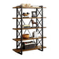 Industrial Open Etagere Bookshelf with Black Iron Frame Solid Wood Shelf Clearhalo 'Bookcases' 'furn' 'furn_bookcases' 'Furniture' 'furniture_bookcases' 'kitchen' 'kitchen_bookcases' 'Living Room Furniture' 'Office Furniture' 4670774