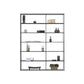 Metal Bookcase Minimalist Book Shelf with Rectangular Shelves Clearhalo 'Bookcases' 'furn' 'furn_bookcases' 'Furniture' 'furniture_bookcases' 'kitchen' 'kitchen_bookcases' 'Living Room Furniture' 'Office Furniture' 4670810