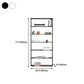 Metal Bookcase Minimalist Book Shelf with Rectangular Shelves Clearhalo 'Bookcases' 'furn' 'furn_bookcases' 'Furniture' 'furniture_bookcases' 'kitchen' 'kitchen_bookcases' 'Living Room Furniture' 'Office Furniture' 4670812