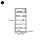 Metal Bookcase Minimalist Book Shelf with Rectangular Shelves Clearhalo 'Bookcases' 'furn' 'furn_bookcases' 'Furniture' 'furniture_bookcases' 'kitchen' 'kitchen_bookcases' 'Living Room Furniture' 'Office Furniture' 4670814