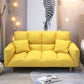 Modern Fabric Square Arm Sofa Standard Biscuit Back 4 Wood Legs Sofa Clearhalo 'Furniture' 'furniture_sofas' 'kitchen' 'kitchen_sofas' 'Living Room Furniture' 'Sofa' 'sofas' 4670838