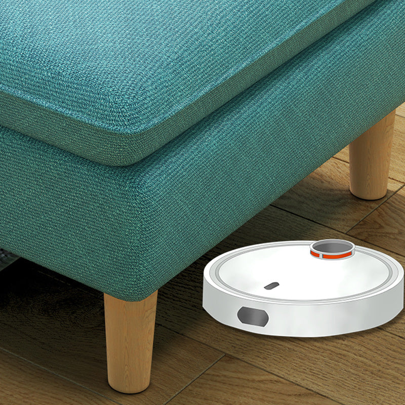 4-Seater Square Arm Sofa 92.1"/106.3" Wide Cushions Extra Long Slipcovered Sofa Clearhalo 'furn' 'furn_sofas' 'Furniture' 'furniture_sofas' 'kitchen' 'kitchen_sofas' 'Living Room Furniture' 'Sofa' 'sofas' 4670860