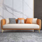 3/4 Seater Sofa Chaise Hair Pin Legs sofa for Home Bonus Room Orange Clearhalo 'furn' 'furn_sofas' 'Furniture' 'furniture_sofas' 'kitchen' 'kitchen_sofas' 'Living Room Furniture' 'Sofa' 'sofas' 4670871