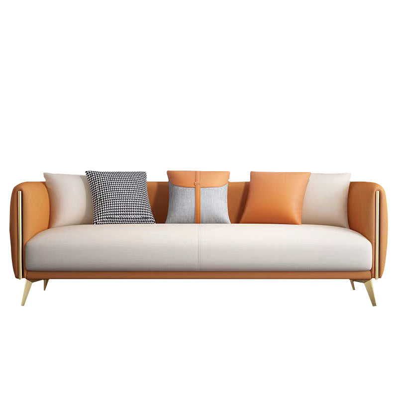 3/4 Seater Sofa Chaise Hair Pin Legs sofa for Home Bonus Room Clearhalo 'furn' 'furn_sofas' 'Furniture' 'furniture_sofas' 'kitchen' 'kitchen_sofas' 'Living Room Furniture' 'Sofa' 'sofas' 4670875