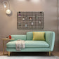 Linen/faux Leather Modern Sofa 31"W Square Arm Tight Back Sofa for Living Room Green Linen Clearhalo 'furn' 'furn_sofas' 'Furniture' 'furniture_sofas' 'kitchen' 'kitchen_sofas' 'Living Room Furniture' 'Sofa' 'sofas' 4671010