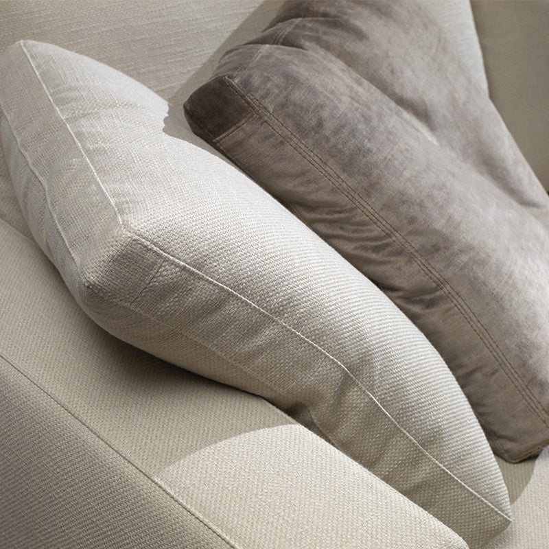 Square Armrest Latex/sponge Upholstery Filled Wood Base Off-white Rectangular Sofa Clearhalo 'furn' 'furn_sofas' 'Furniture' 'furniture_sofas' 'kitchen' 'kitchen_sofas' 'Living Room Furniture' 'Sofa' 'sofas' 4671122