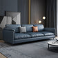 Upholstered Rectangular Sofa with Pillow Back Sponge/latex Padding Royal Blue Clearhalo 'Furniture' 'furniture_sofas' 'kitchen' 'kitchen_sofas' 'Living Room Furniture' 'Sofa' 'sofas' 4673062