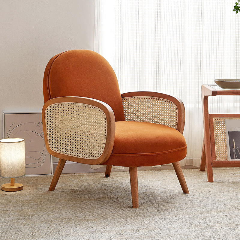 31.49" H Square Arm Solid Color Fleece Wooden Rattan Sofa for Apartment Clearhalo 'furn' 'furn_sofas' 'Furniture' 'furniture_sofas' 'kitchen' 'kitchen_sofas' 'Living Room Furniture' 'Sofa' 'sofas' 4673067