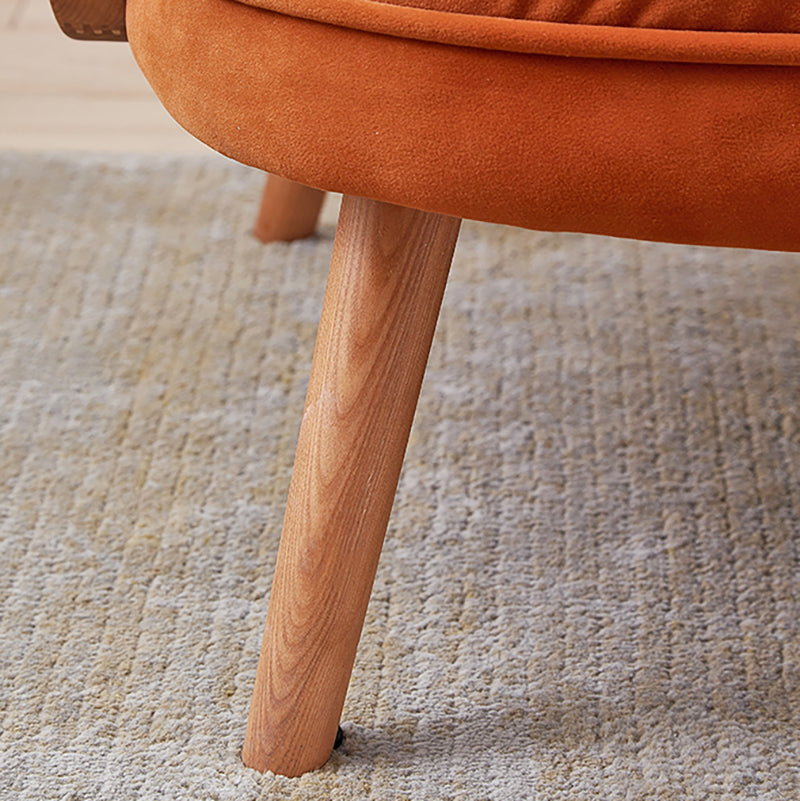 31.49" H Square Arm Solid Color Fleece Wooden Rattan Sofa for Apartment Clearhalo 'furn' 'furn_sofas' 'Furniture' 'furniture_sofas' 'kitchen' 'kitchen_sofas' 'Living Room Furniture' 'Sofa' 'sofas' 4673081