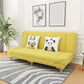 Modern Armless Settee with Cotton Blend 27.55" W Convertible Sleeper Sofa for Living Room Yellow Clearhalo 'furn' 'furn_sofas' 'Furniture' 'furniture_sofas' 'kitchen' 'kitchen_sofas' 'Living Room Furniture' 'Sofa' 'sofas' 4673094