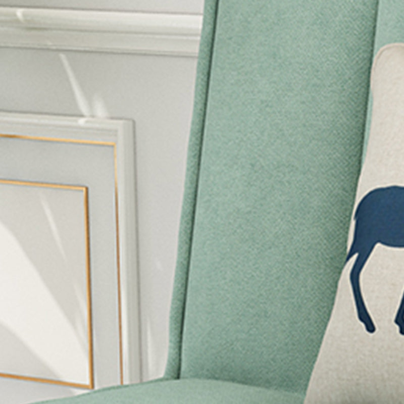 Modern Armless Settee with Cotton Blend 27.55" W Convertible Sleeper Sofa for Living Room Clearhalo 'furn' 'furn_sofas' 'Furniture' 'furniture_sofas' 'kitchen' 'kitchen_sofas' 'Living Room Furniture' 'Sofa' 'sofas' 4673101